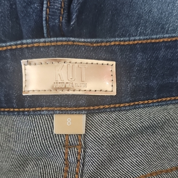 Kut from the Kloth Dark Blue Flare Jeans - Picture 2 of 4